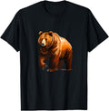 Handcrafted Brown Bear Japanese Bear Hoodie - Unique Graphic for Adults - T-Shirt, Sweatshirt, Hoodie