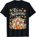 Handcrafted Tis Season Wolf Fall Autumn Sweatshirt - Trendy Graphic Unisex - T-Shirt, Sweatshirt, Hoodie