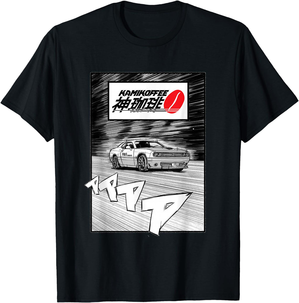 Anime Inspired Dodge Challenger T-Shirt - Casual Everyday Wear for Adults - T-Shirt, Sweatshirt, Hoodie