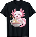 Kawaii Anime Axolotl Ramen Sweatshirt - Streetwear Style Men Women - T-Shirt, Sweatshirt, Hoodie