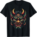 Handcrafted Hannya Mask Japanese Hoodie - Casual Everyday Wear for Adults - T-Shirt, Sweatshirt, Hoodie