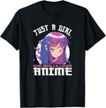 Anime Gifts Teen Just Who Loves Anime T-Shirt - Trendy Graphic for Adults - T-Shirt, Sweatshirt, Hoodie