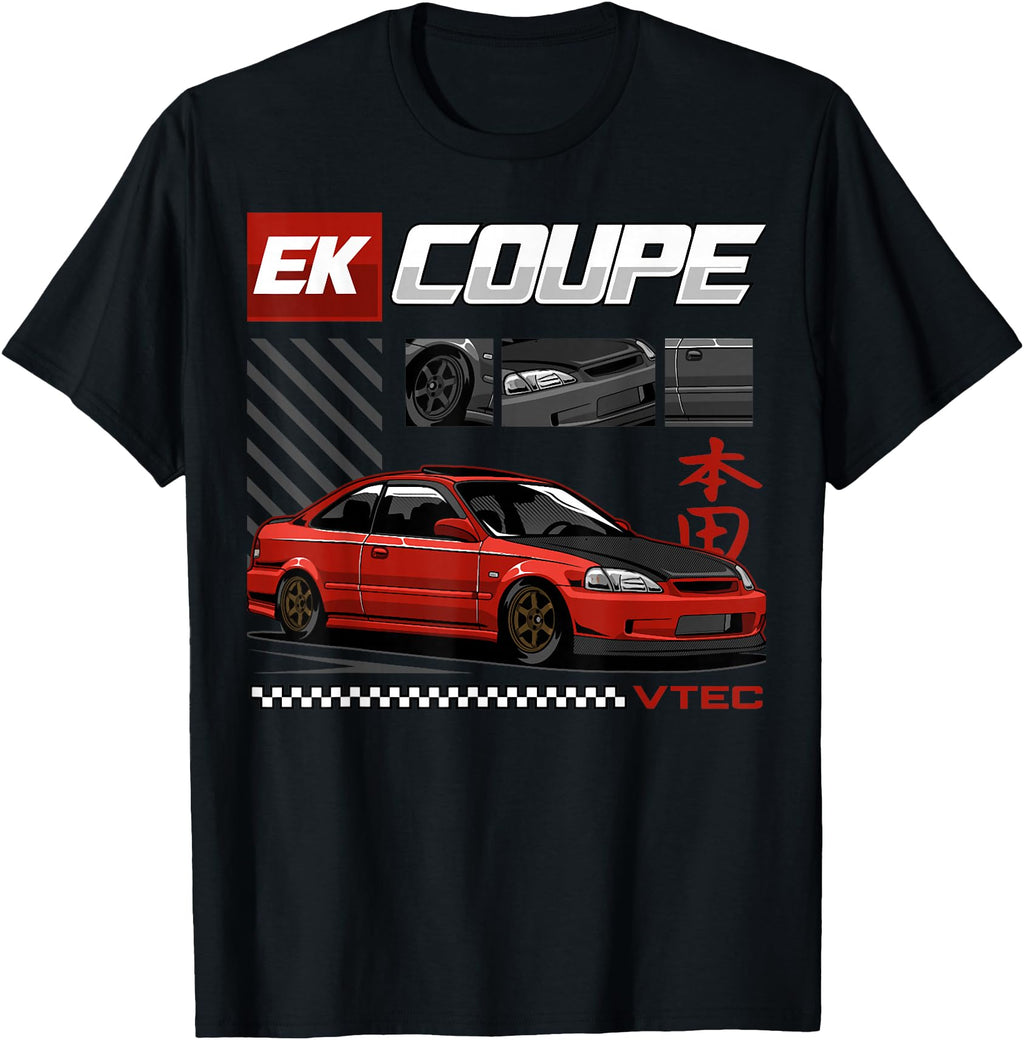 Civic Ek Coupe Type R Japanese Sweatshirt - Fun Novelty Design for Adults - T-Shirt, Sweatshirt, Hoodie