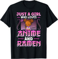 Handcrafted Anime Ramen Black Hoodie - Streetwear Style Unisex - T-Shirt, Sweatshirt, Hoodie