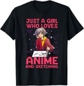 Anime Art Teen Anime Sketch Anime T-Shirt - Custom Art Print for Adults - T-Shirt, Sweatshirt, Hoodie
