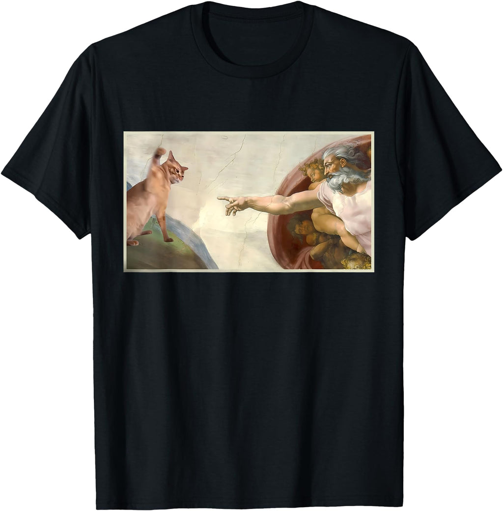 Handcrafted Cat Slap Sarcastic Creation Hoodie - Custom Art Print Unisex - T-Shirt, Sweatshirt, Hoodie