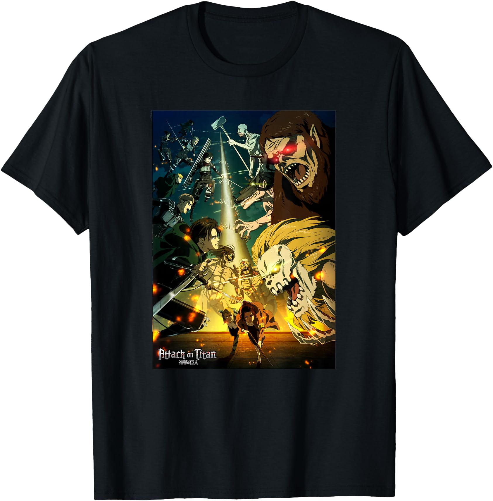Attack Titan Season 4 Final Season Anime T-Shirt - Streetwear Style Unisex - T-Shirt, Sweatshirt, Hoodie