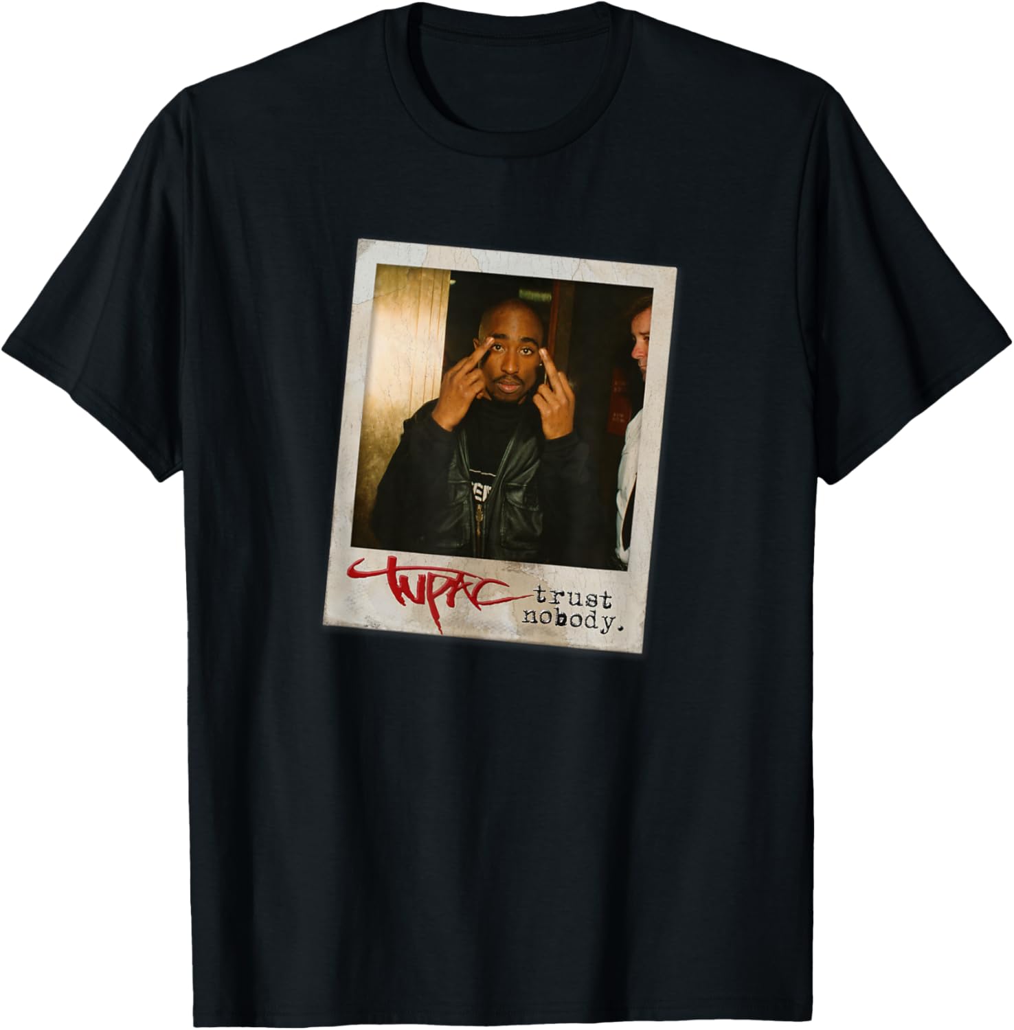 Trust Nobody Photo Unisex-Adult, Black, Small, Short - Adult & Kids T-Shirts, Sweatshirts & Hoodies apparel design preview 1