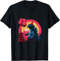 Handcrafted Kaiju Party Japan T-Shirt - Aesthetic Graphic for Adults - T-Shirt, Sweatshirt, Hoodie