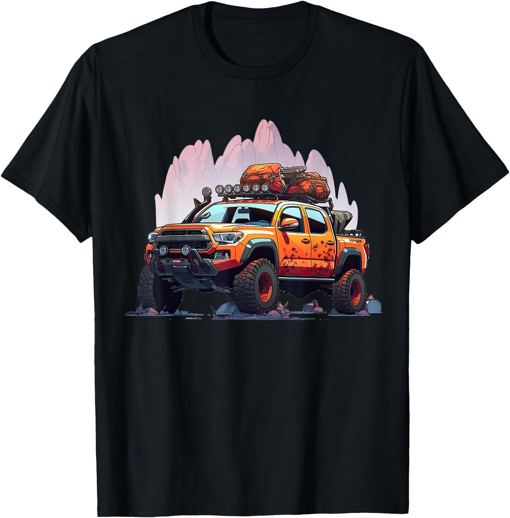 Authentic Anime Tacoma Truck Rig Rare T-Shirt - Novelty Apparel Men Women - T-Shirt, Sweatshirt, Hoodie