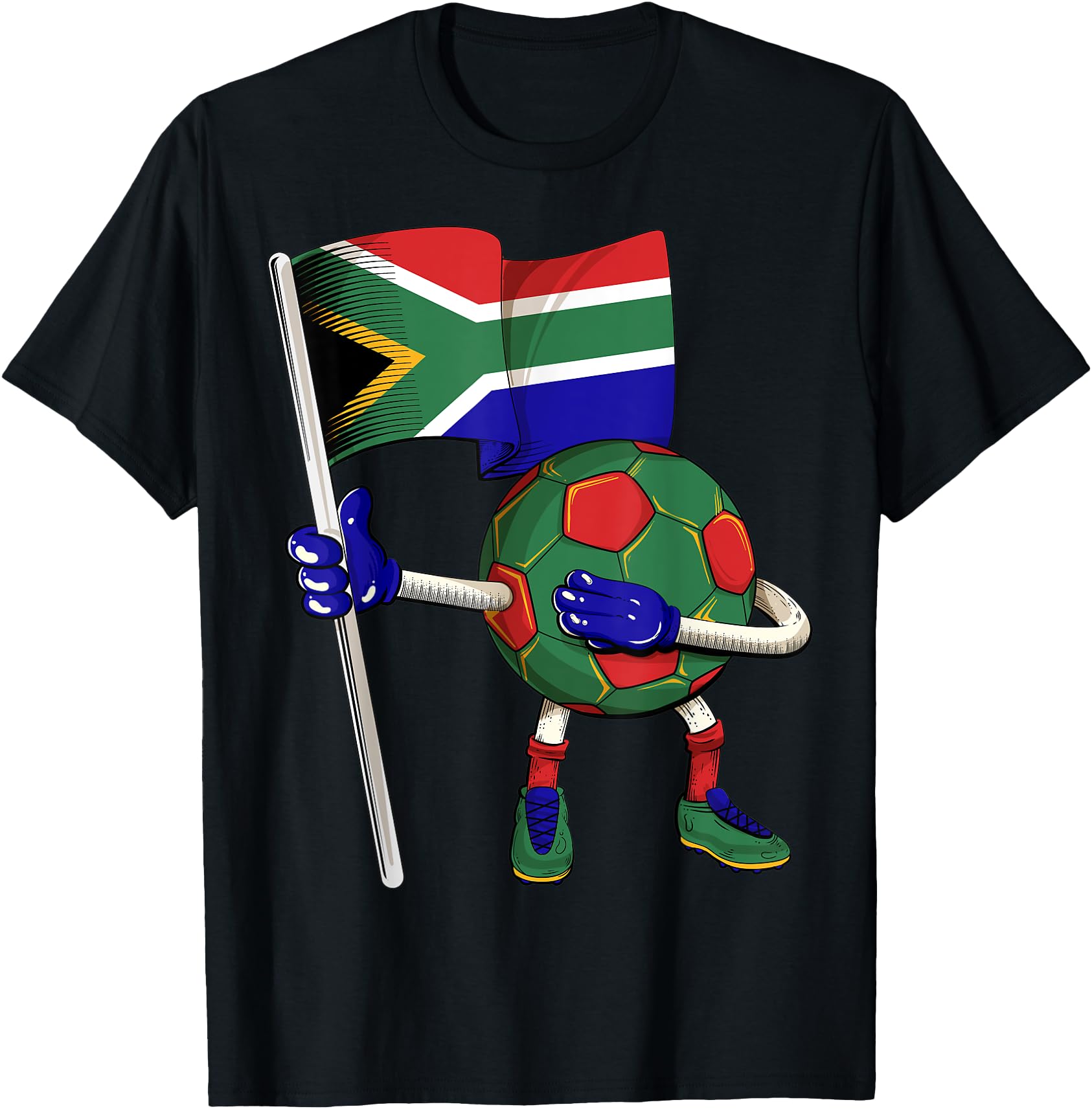 Exclusive South Africa Soccer Jersey T-Shirt - Custom Art Print Men Women - T-Shirt, Sweatshirt, Hoodie