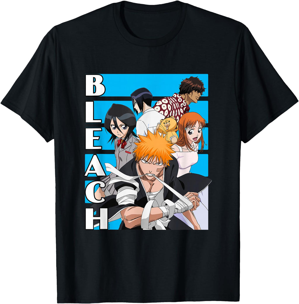 Original Bleach Characters Blue Sweatshirt - Aesthetic Graphic Men Women - T-Shirt, Sweatshirt, Hoodie