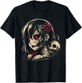 Handcrafted Horror Anime Manga Sweatshirt - Fun Novelty Design for Adults - T-Shirt, Sweatshirt, Hoodie