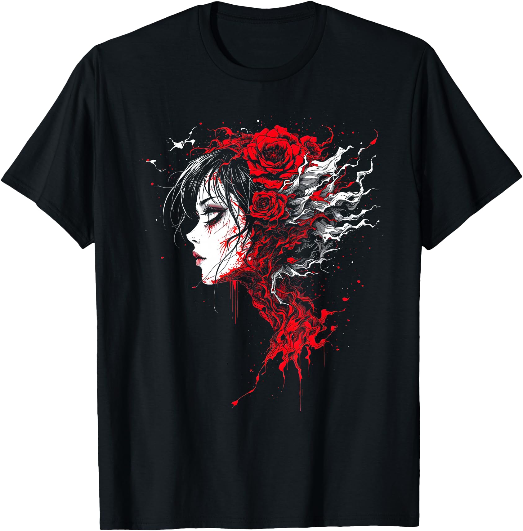 Handcrafted Horror Anime Manga I Sweatshirt - Unique Graphic for Adults - T-Shirt, Sweatshirt, Hoodie