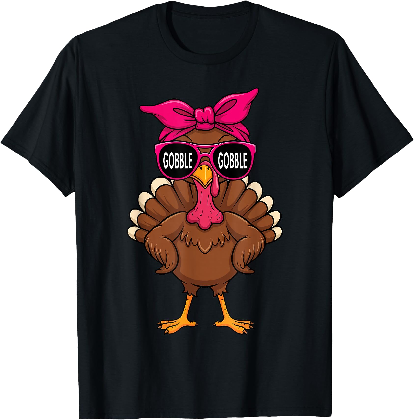 Gobble Turkey Day Happy Thanksgiving T-Shirt - Streetwear Style for Adults - T-Shirt, Sweatshirt, Hoodie