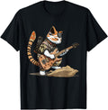 Original Japanese Samurai Cat Playing T-Shirt - Graphic Print Unisex - T-Shirt, Sweatshirt, Hoodie