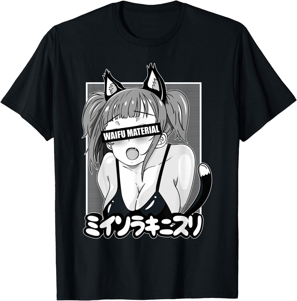Anime Waifu Hentai Anime Anime T-Shirt - Casual Everyday Wear Men Women - T-Shirt, Sweatshirt, Hoodie