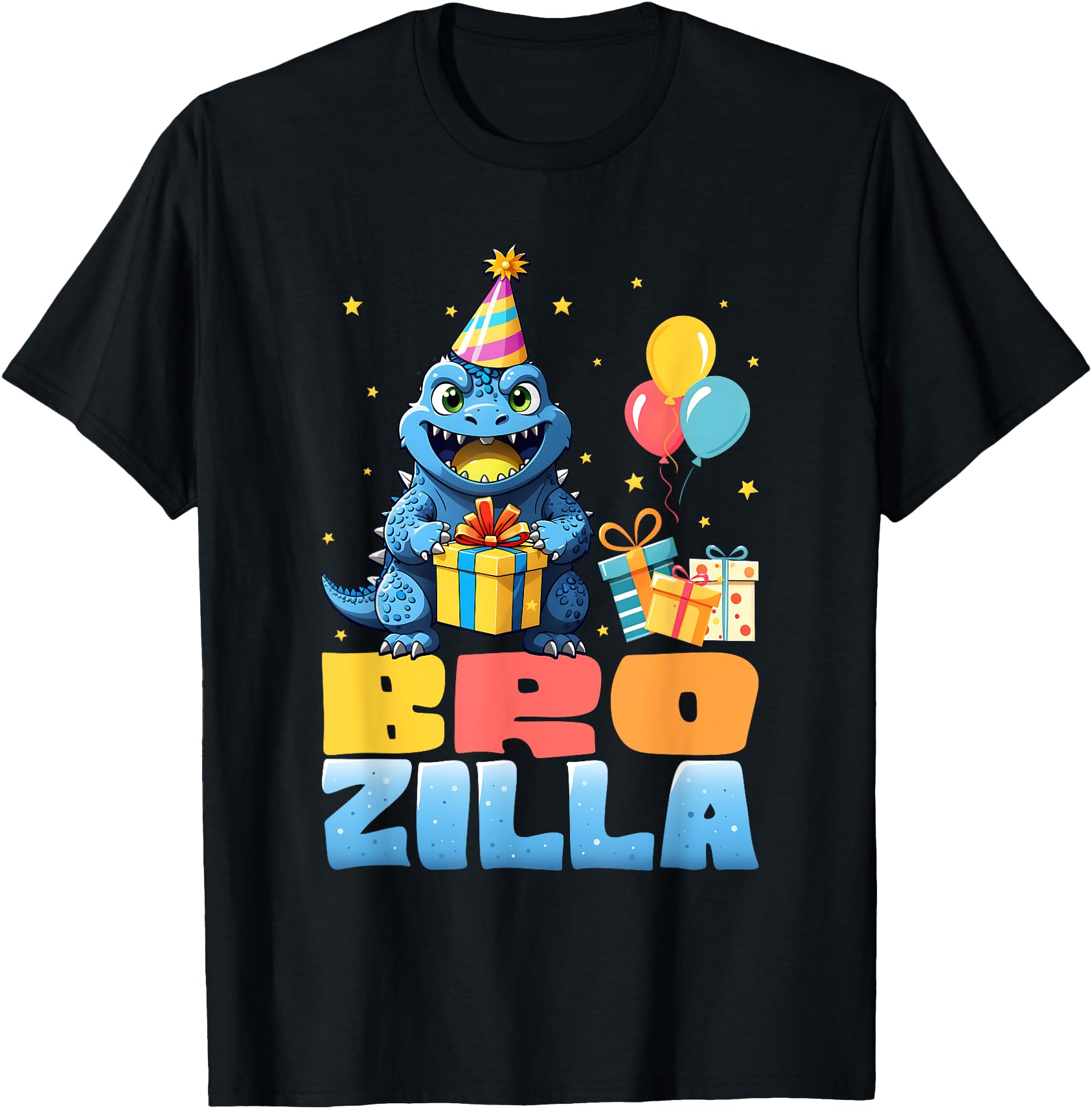 Handcrafted Brozilla Monster Kaiju T-Shirt - Custom Art Print Unisex - T-Shirt, Sweatshirt, Hoodie