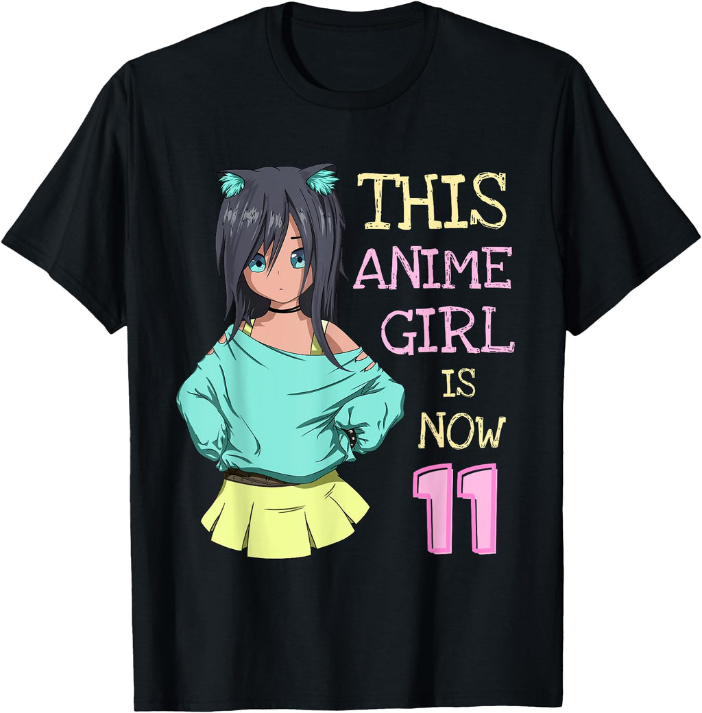 This Anime Is Now 11 Years Old Kawaii Sweatshirt - Graphic Print Unisex - T-Shirt, Sweatshirt, Hoodie