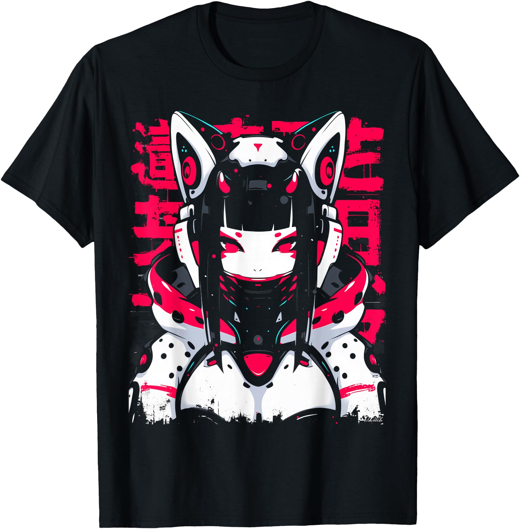 Handcrafted Anime Manga Cyberpunk T-Shirt - Aesthetic Graphic Men Women - T-Shirt, Sweatshirt, Hoodie