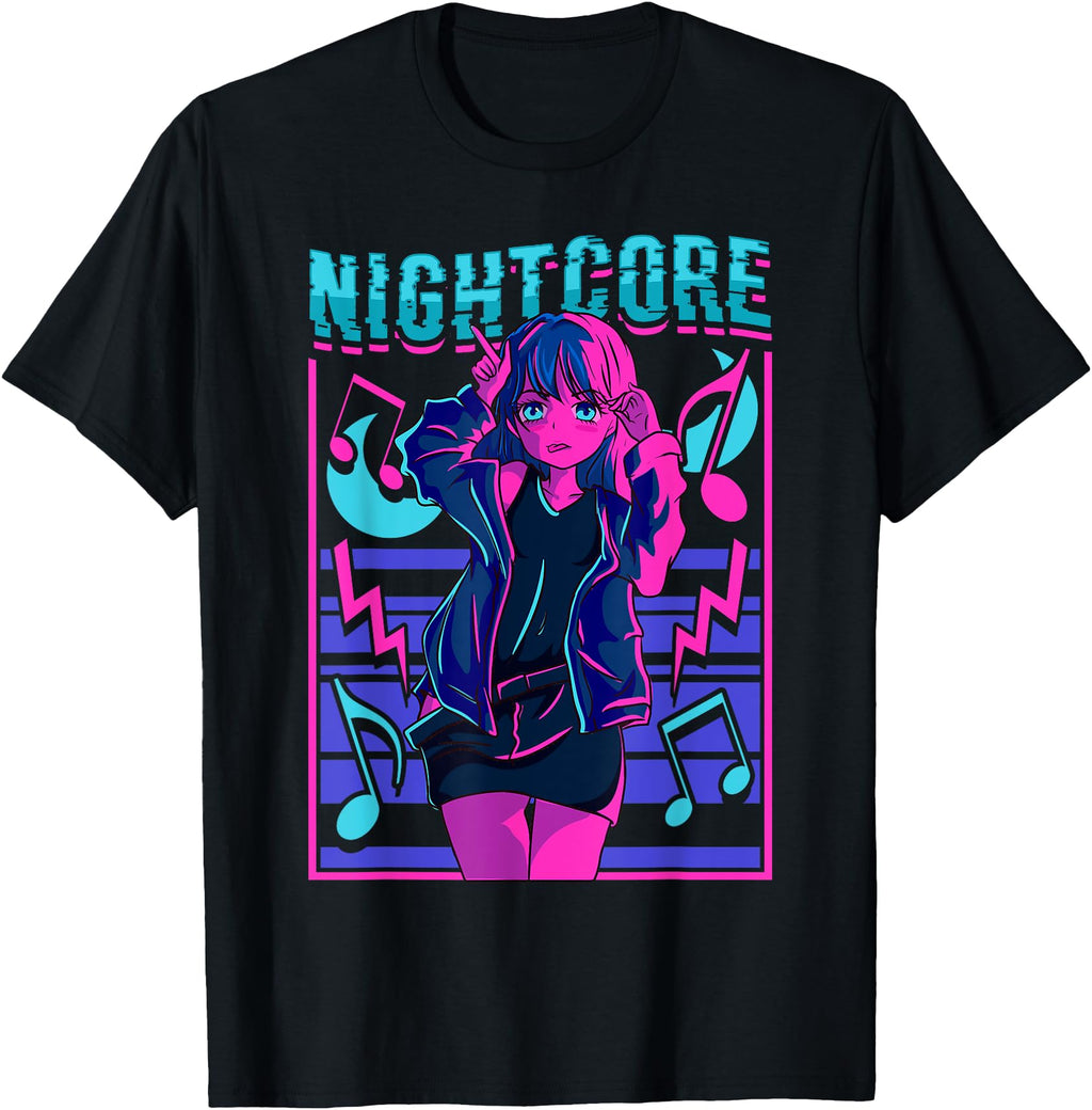 Nightcore Japanese Music Anime Sweatshirt - Trendy Graphic for Adults - T-Shirt, Sweatshirt, Hoodie