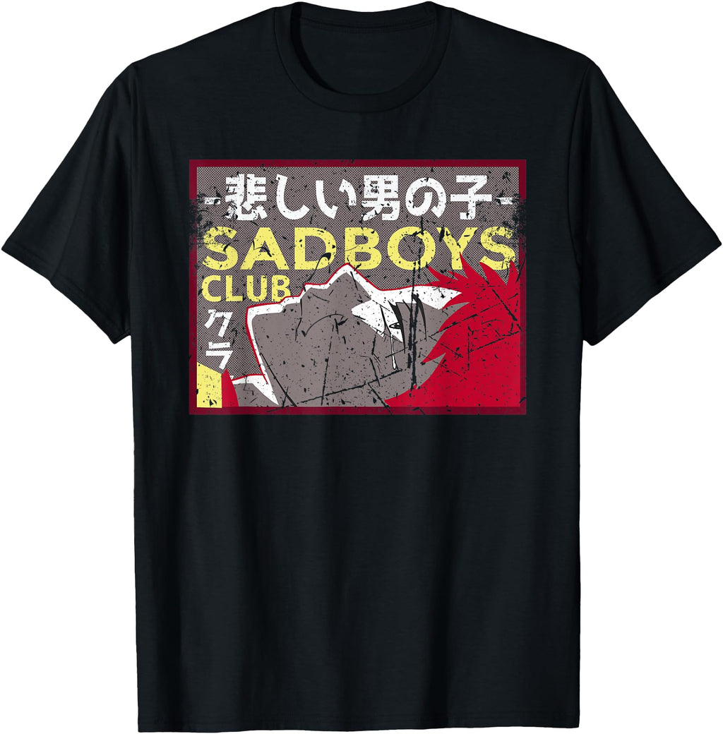 Original Sad Club Anime Japanese Artist Hoodie - Graphic Print for Adults - T-Shirt, Sweatshirt, Hoodie