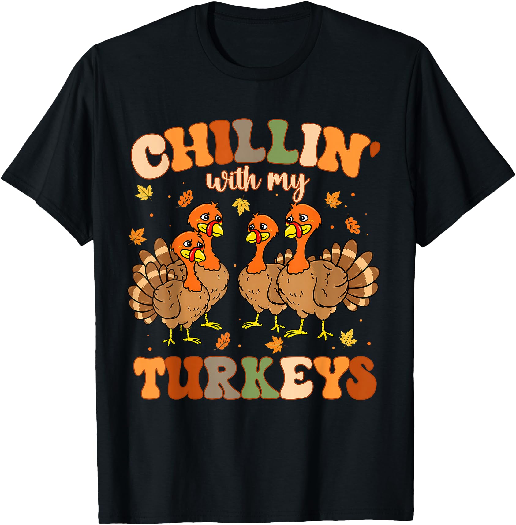 Handcrafted Thanksgiving Chillin Sweatshirt - Streetwear Style Men Women - T-Shirt, Sweatshirt, Hoodie