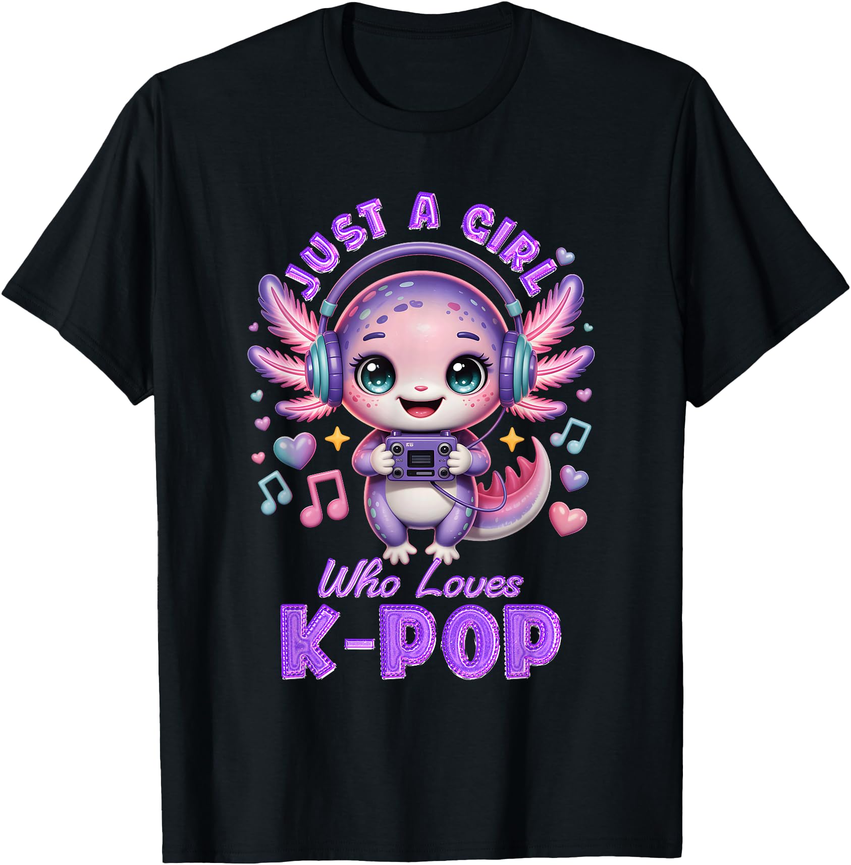 Just Who Loves K Pop Kawaii Chibi Anime T-Shirt - Trendy Graphic Men Women - T-Shirt, Sweatshirt, Hoodie