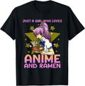 Authentic Anime Art Teen Anime Ramen T-Shirt - Unique Graphic Men Women - T-Shirt, Sweatshirt, Hoodie