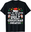 Authentic Due To Inflation Ugly Hoodie - Unique Graphic for Adults - T-Shirt, Sweatshirt, Hoodie