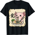 Axolotl Ramen Kawaii Anime Japanese T-Shirt - Unique Graphic Unisex - T-Shirt, Sweatshirt, Hoodie