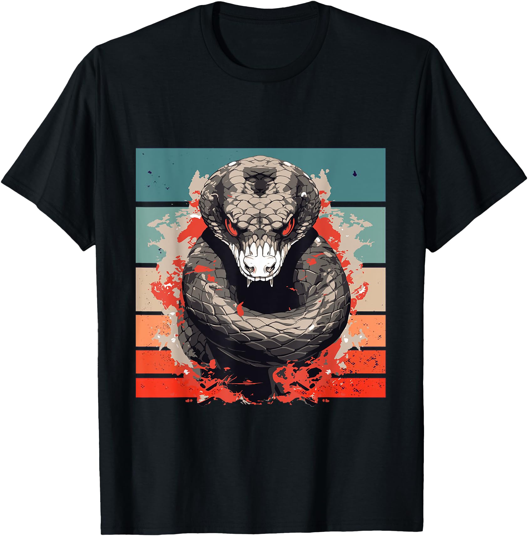 Original Japanese Snake Japan Art T-Shirt - Novelty Apparel Men Women - T-Shirt, Sweatshirt, Hoodie