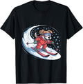 Snow Dog Skiing Puppy Winter Sports Ski T-Shirt - Unique Graphic Unisex - T-Shirt, Sweatshirt, Hoodie