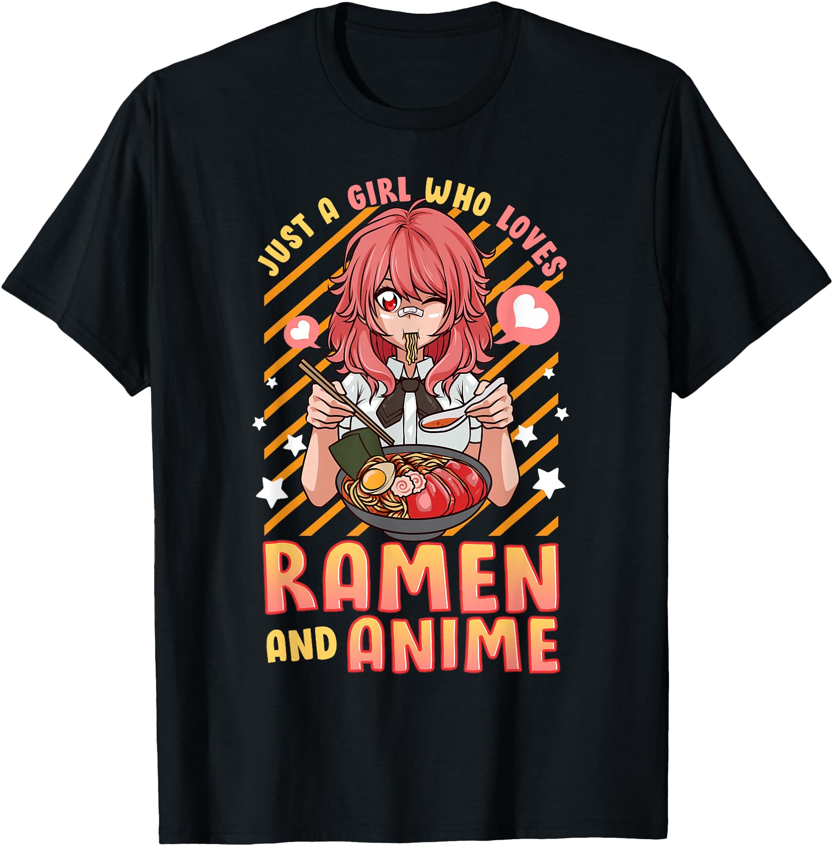 Just Who Loves Anime Kawaii Japanese Otaku Hoodie - Novelty Apparel Unisex - T-Shirt, Sweatshirt, Hoodie
