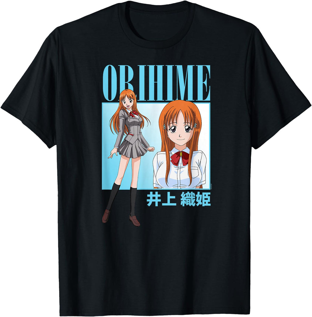 Exclusive Bleach Orihime Inoue Kanji 90 S Hoodie - Graphic Print Men Women - T-Shirt, Sweatshirt, Hoodie