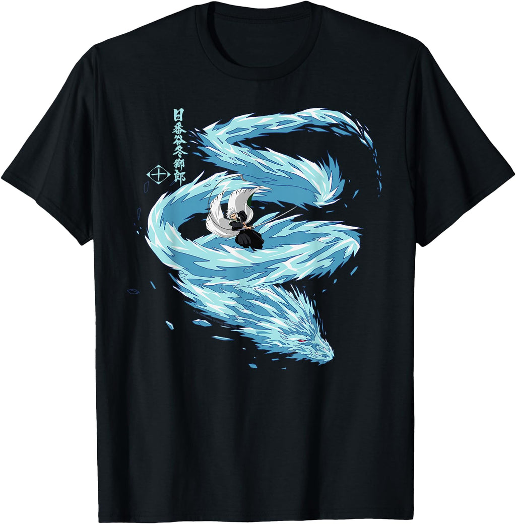 Bleach Toshiro Hitsugaya Dragon Anime T-Shirt - Streetwear Style Unisex - T-Shirt, Sweatshirt, Hoodie