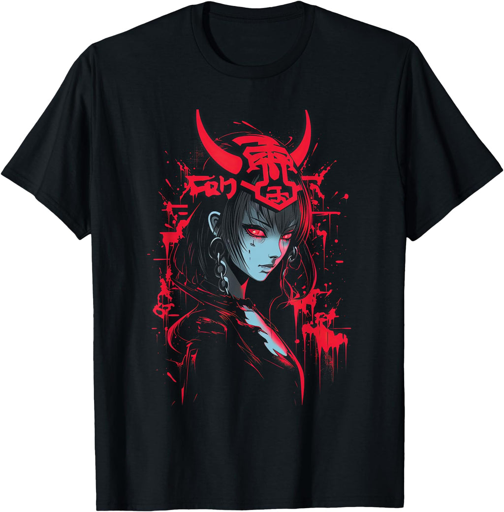 Exclusive Anime Goth Japanese Hoodie - Custom Art Print Men Women - T-Shirt, Sweatshirt, Hoodie