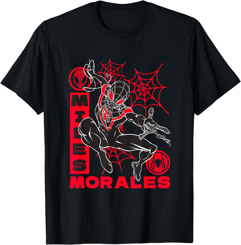 Marvel Comics Spider Miles Morales Sweatshirt - Trendy Graphic for Adults - T-Shirt, Sweatshirt, Hoodie