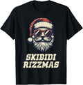 Exclusive Skibidi Rizzmas Santa Teens Hoodie - Novelty Apparel for Adults - T-Shirt, Sweatshirt, Hoodie