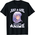 Handcrafted Just Who Loves Anime T-Shirt - Streetwear Style Men Women - T-Shirt, Sweatshirt, Hoodie