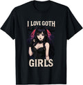 I Love Goth S Gothic Anime Goth Hoodie - Unique Graphic for Adults - T-Shirt, Sweatshirt, Hoodie