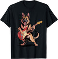 Handcrafted German Shepherd Dog Playing Hoodie - Novelty Apparel Unisex - T-Shirt, Sweatshirt, Hoodie