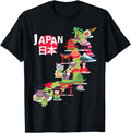 Original Japanese Flag Travel Map Hoodie - Minimalist Print Unisex - T-Shirt, Sweatshirt, Hoodie