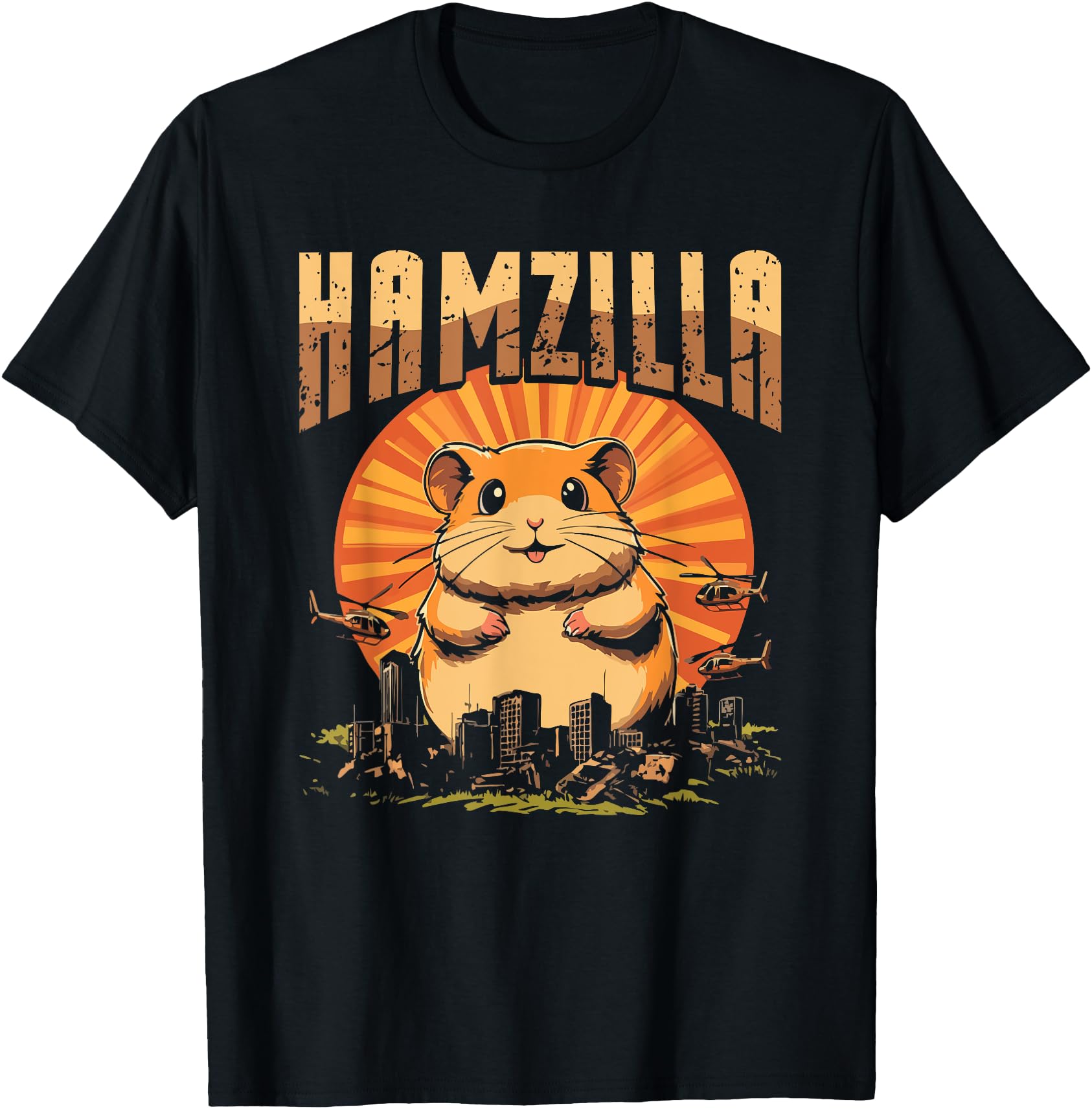 Original Japanese Hamster Art Giant T-Shirt - Casual Everyday Wear Unisex - T-Shirt, Sweatshirt, Hoodie