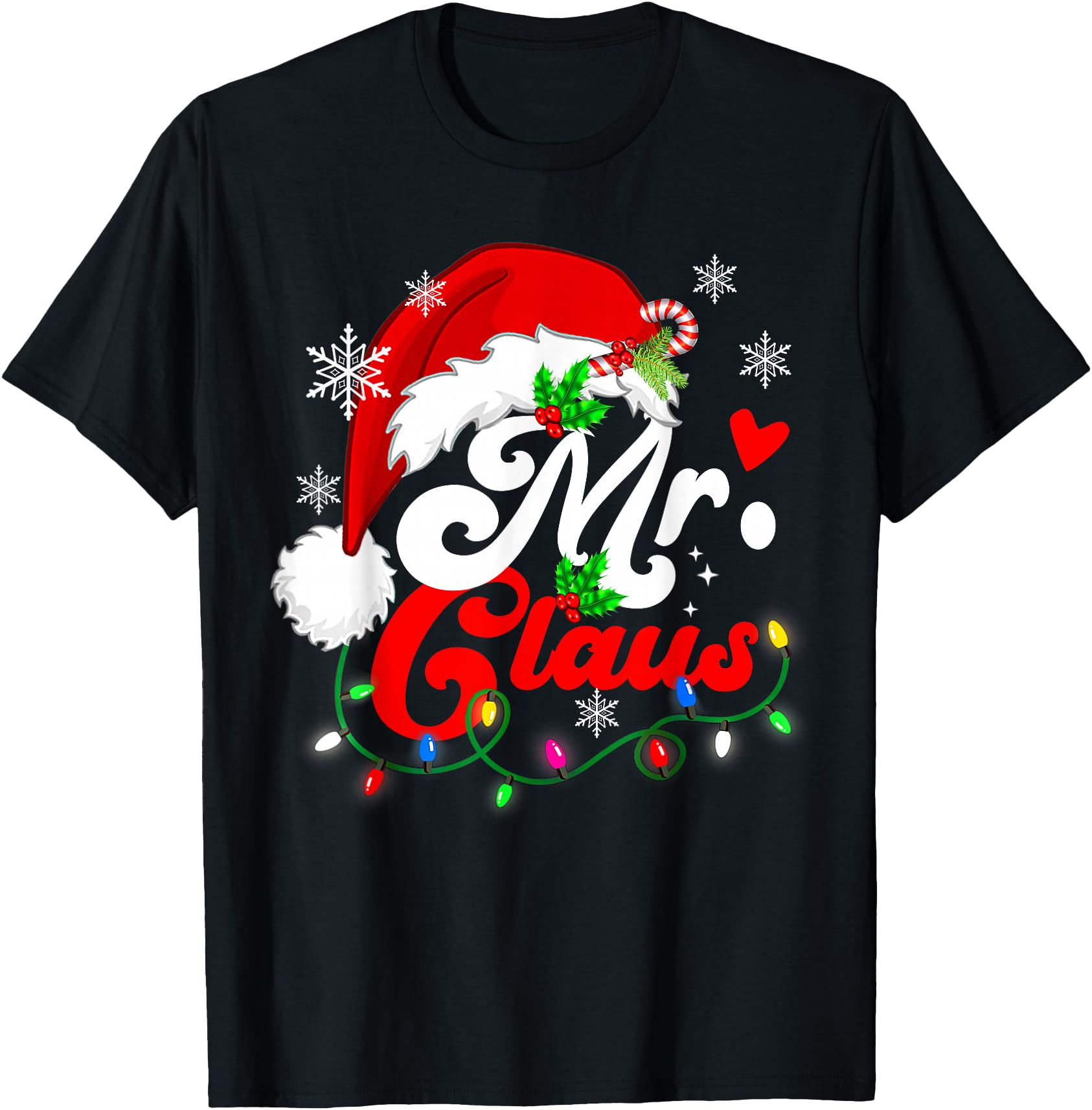 Handcrafted Mr And Mrs Claus Couples Sweatshirt - Unique Graphic Unisex - T-Shirt, Sweatshirt, Hoodie