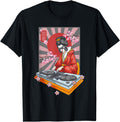 Geisha Turntable Traditional T-Shirt - Casual Everyday Wear Men Women - T-Shirt, Sweatshirt, Hoodie