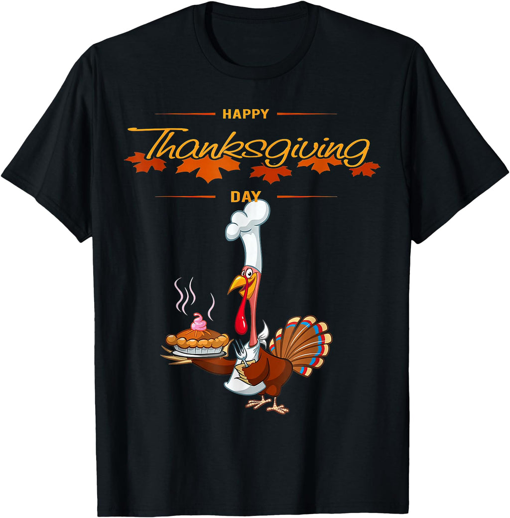Exclusive Happy Turkey Day T-Shirt - Aesthetic Graphic for Adults - T-Shirt, Sweatshirt, Hoodie