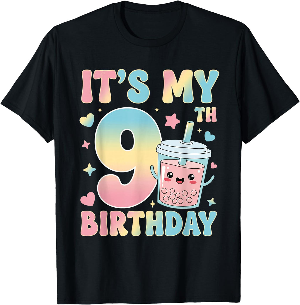 Handcrafted It S My 9Th Bubble Boba Sweatshirt - Aesthetic Graphic Unisex - T-Shirt, Sweatshirt, Hoodie