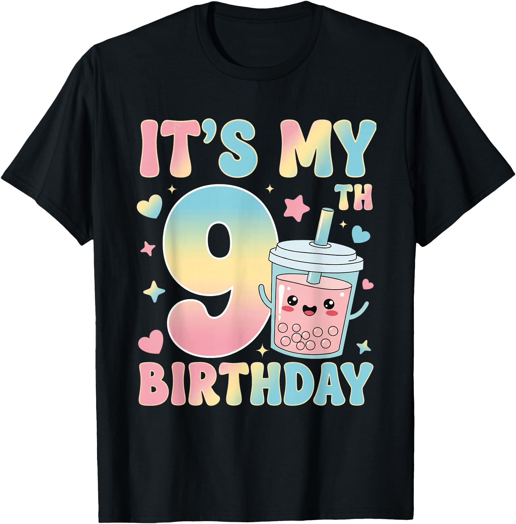 Handcrafted It S My 9Th Bubble Boba Sweatshirt - Aesthetic Graphic Unisex - T-Shirt, Sweatshirt, Hoodie