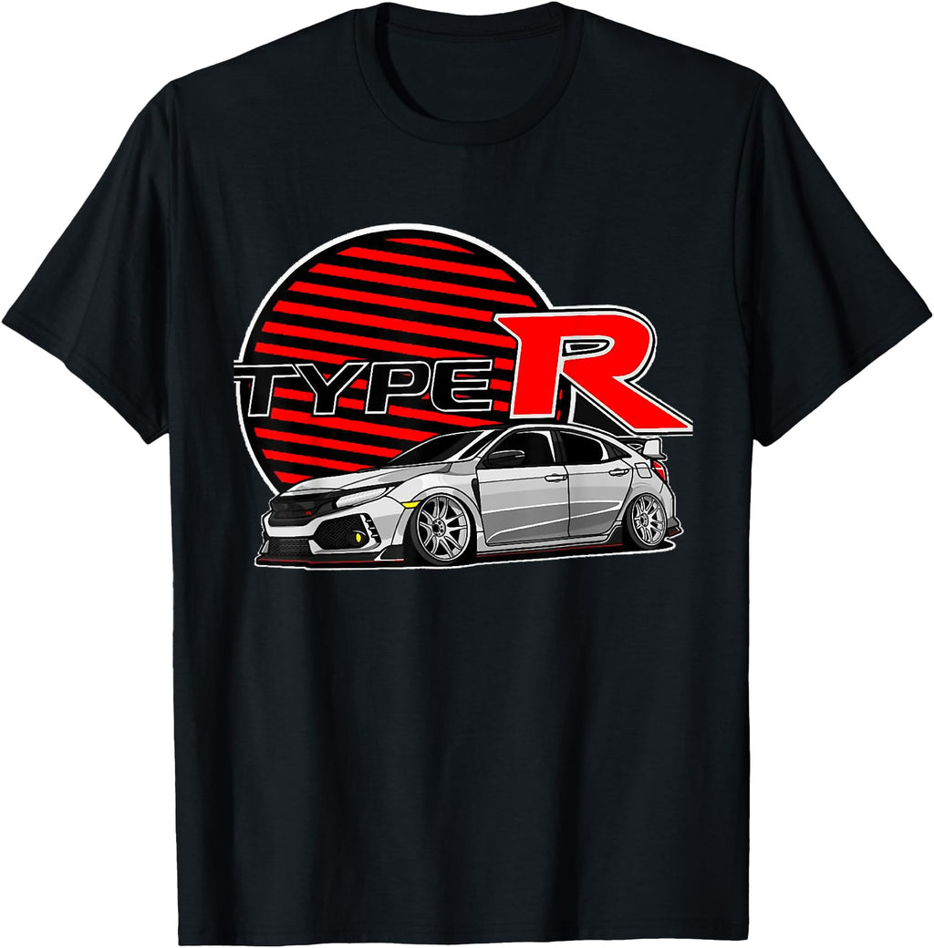 Civic Type R Ek Japanese Car Exclusive T-Shirt - Unique Graphic Men Women - T-Shirt, Sweatshirt, Hoodie